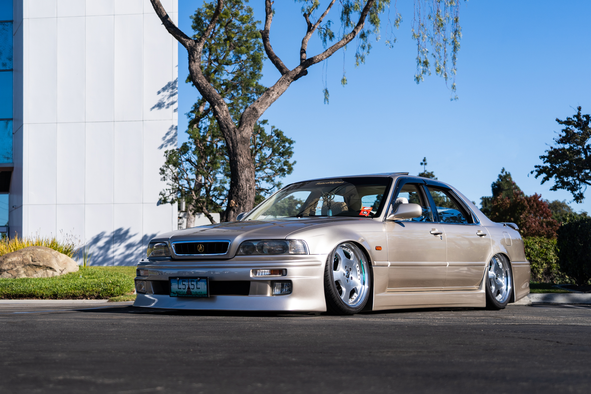 milestar interceptor as810 on gold acura legend
