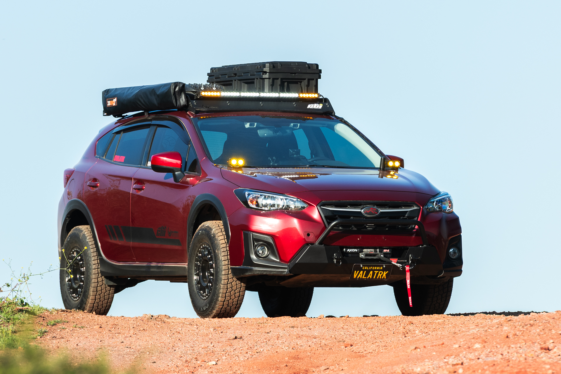 milestar at r on red subaru crosstrek