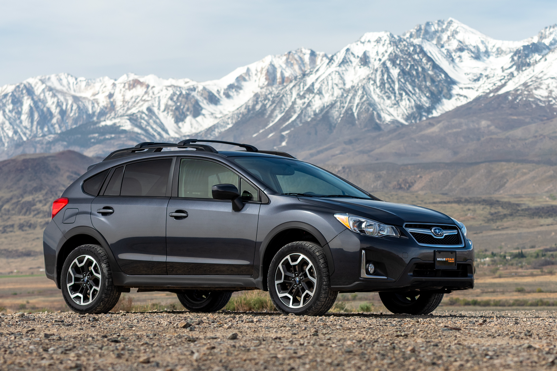 milestar weatherguard aw365 on grey subaru crosstrek