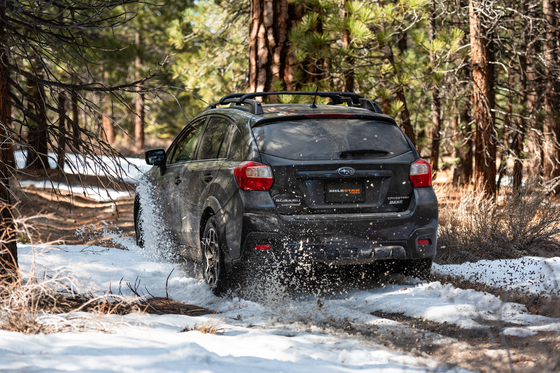 milestar weatherguard aw365 on grey subaru crosstrek