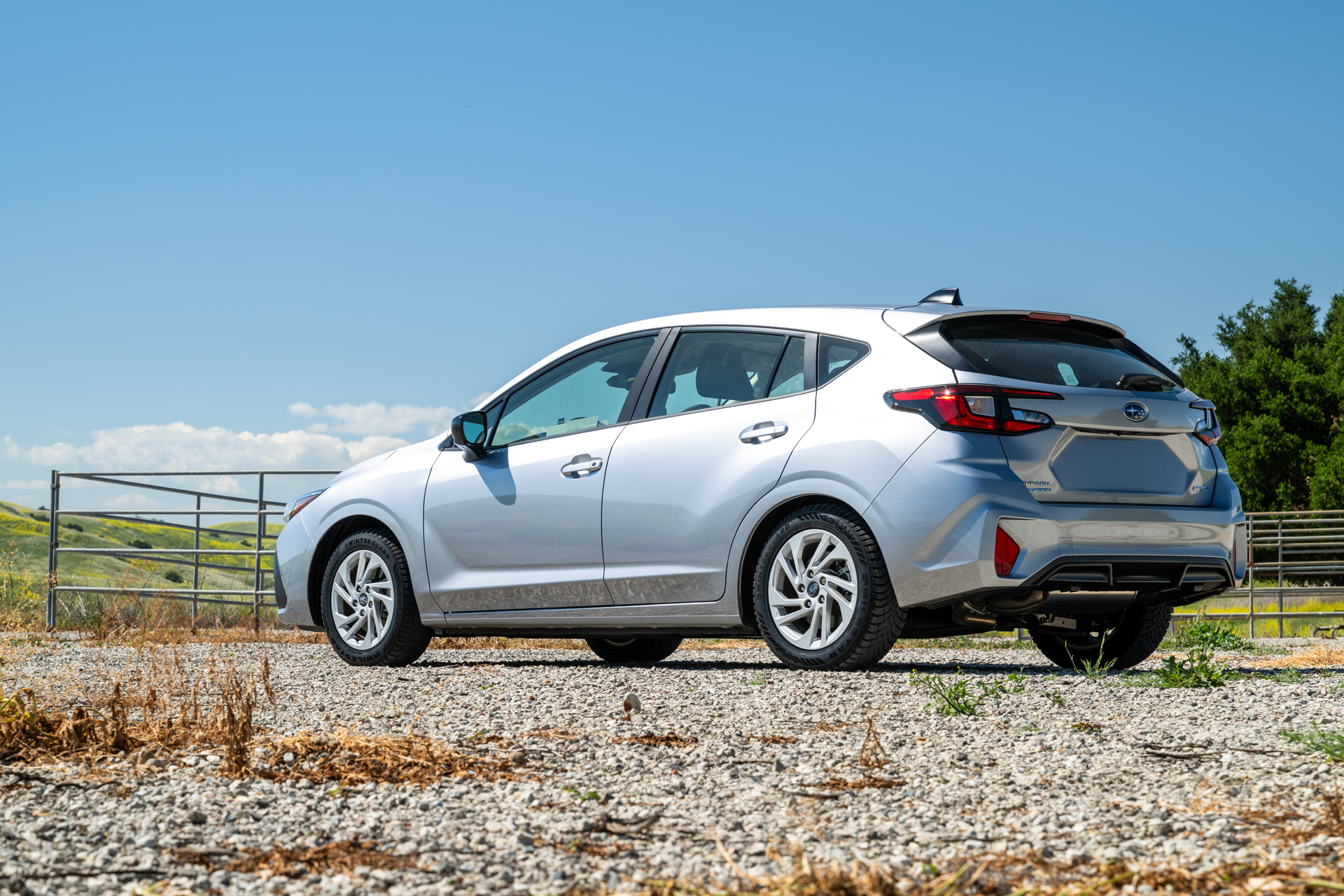 milestar winterguard on silver subaru impreza