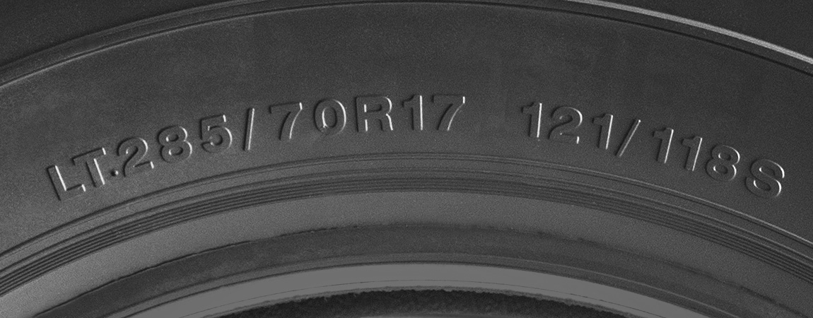 milestar lt metric tire size on sidewall
