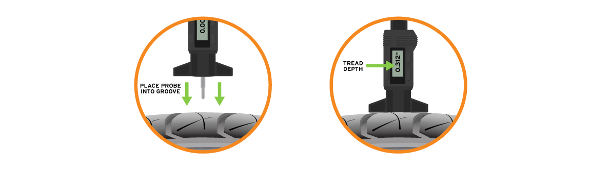 milestar tire tread depth gauge